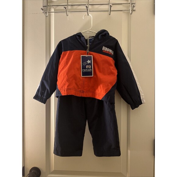 University Of Virginia Cavaliers Toddle Boys 2-Piece TrackSuit Set Size 2T - Picture 1 of 15